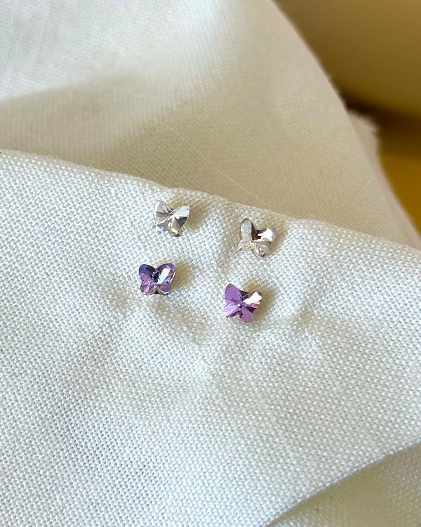 Aretes pequeños de cristal Swarovski